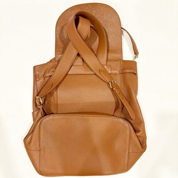 Cuyana Large Leather Backpack Made in Italy Caramel Brown $478.00 - Picture 8 of 12